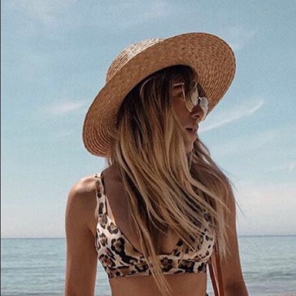 Vitamin A Leopard Print Neutra Bikini Bralette NWT - Picture 3 of 8